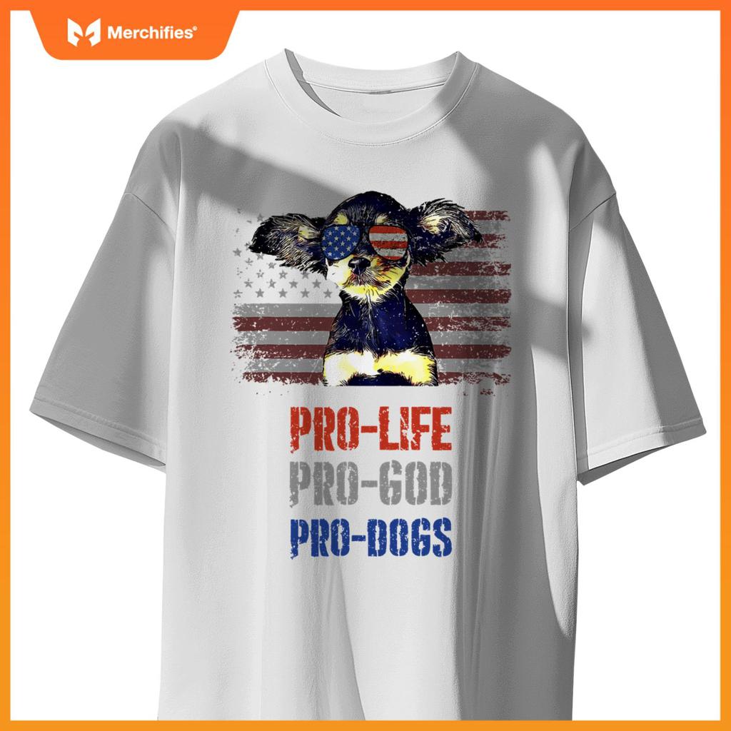 Toy Fox Terrier Pro Life Pro God Pro Dogs T-Shirt