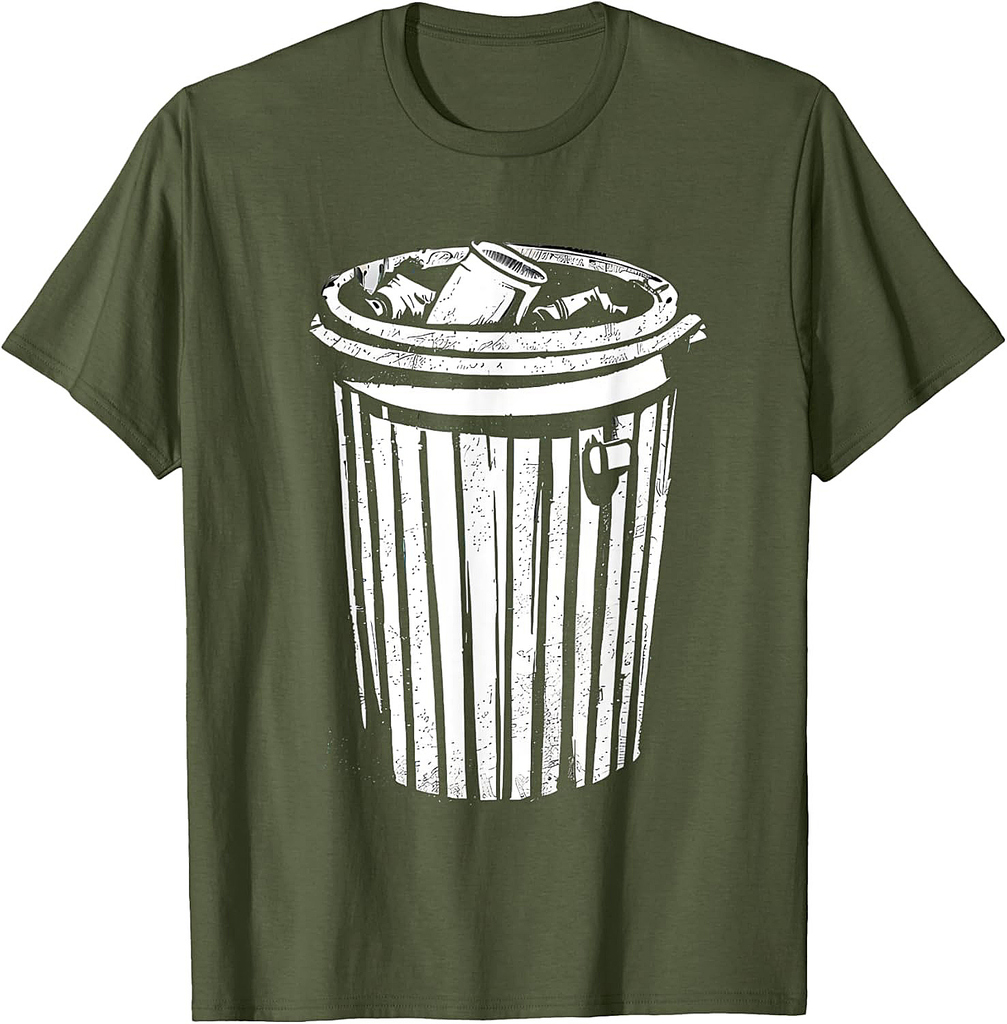 Trash Can Halloween Costume Garbage Can Trashcan Costume T-Shirt