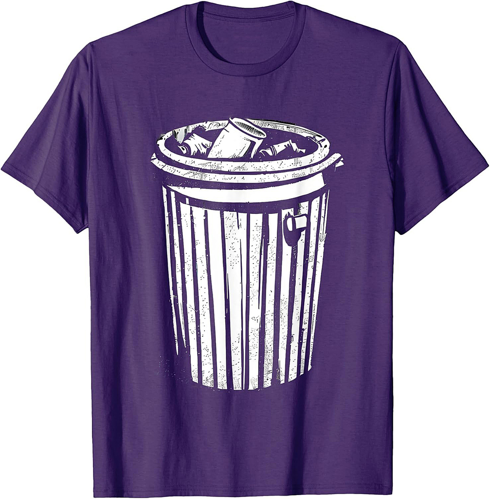 Trash Can Halloween Costume Garbage Can Trashcan Costume T-Shirt