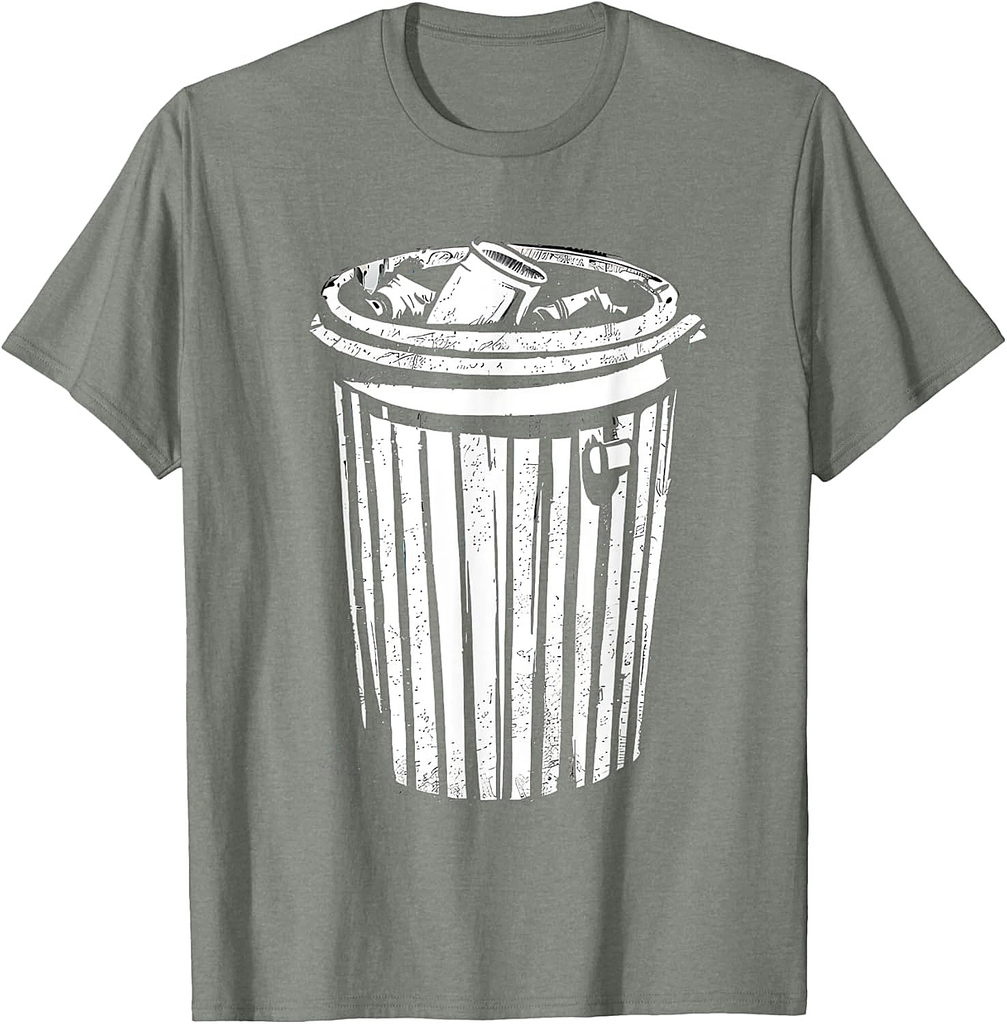 Trash Can Halloween Costume Garbage Can Trashcan Costume T-Shirt