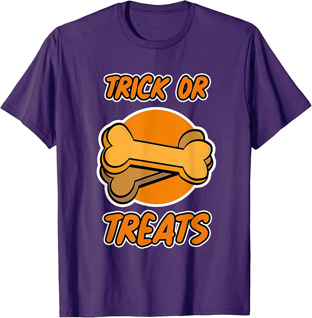 Trick or Treats for Dog Lover - Dog Halloween T-Shirt