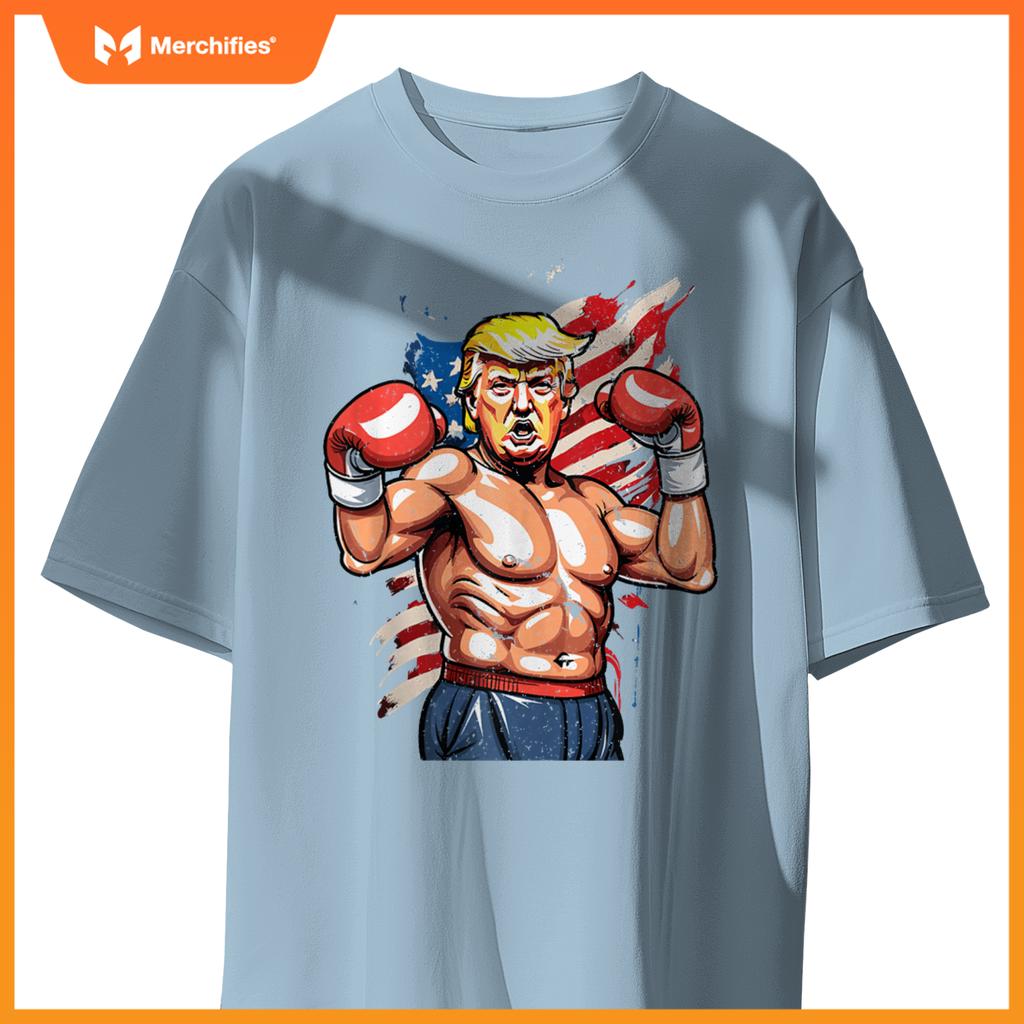 Trump Boxing Champion Patriotic Fighter T-Shirt