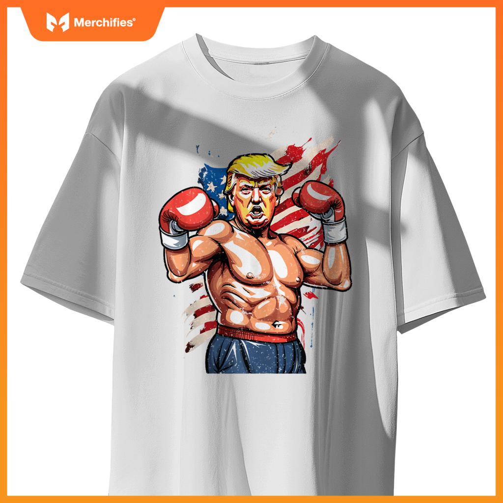 Trump Boxing Champion Patriotic Fighter T-Shirt