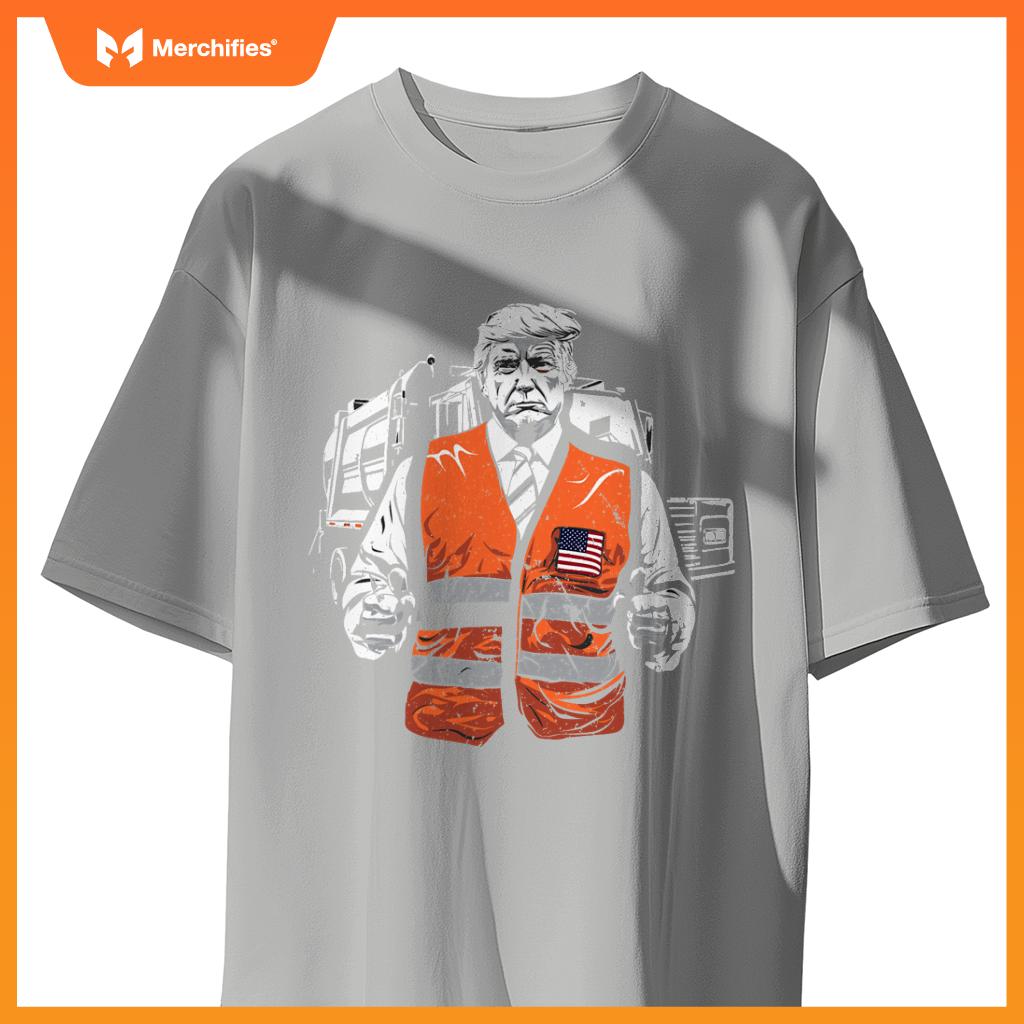 Trump Garbage Truck Vest T-Shirt