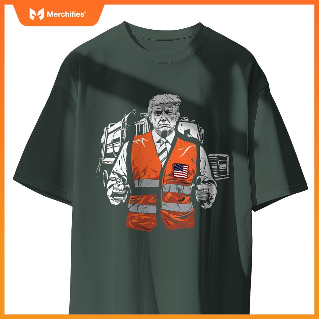 Trump Garbage Truck Vest T-Shirt