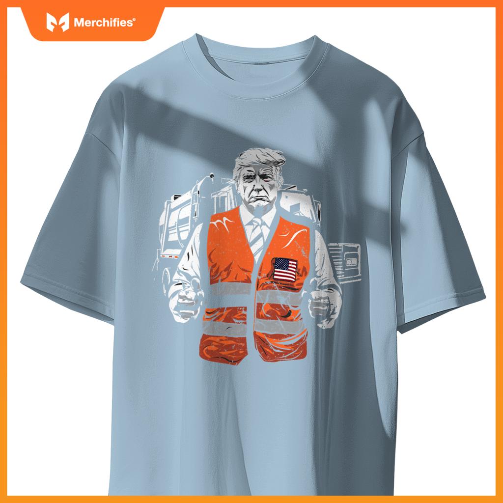 Trump Garbage Truck Vest T-Shirt