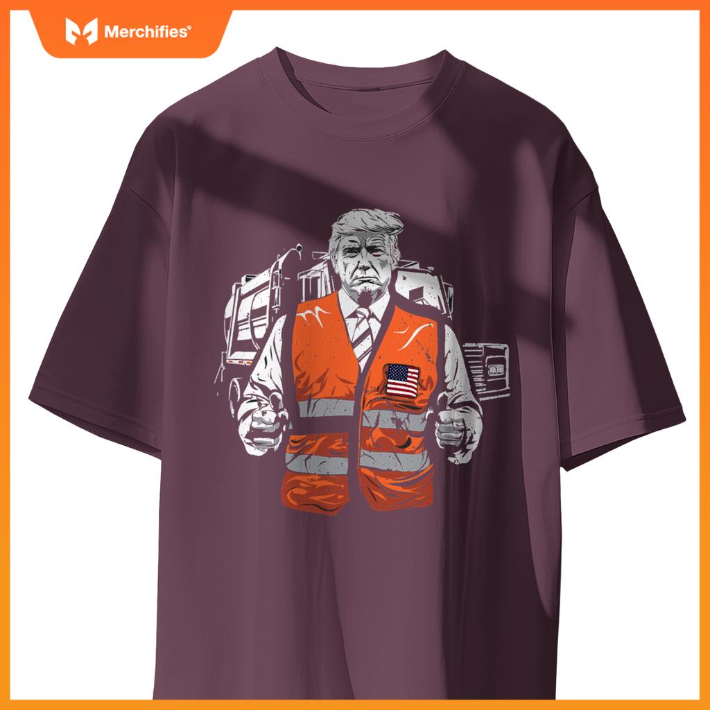 Trump Garbage Truck Vest T-Shirt
