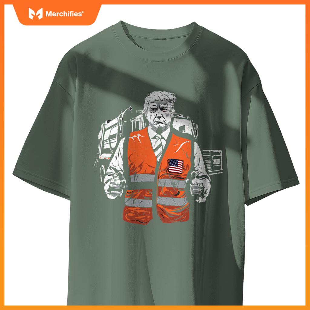 Trump Garbage Truck Vest T-Shirt