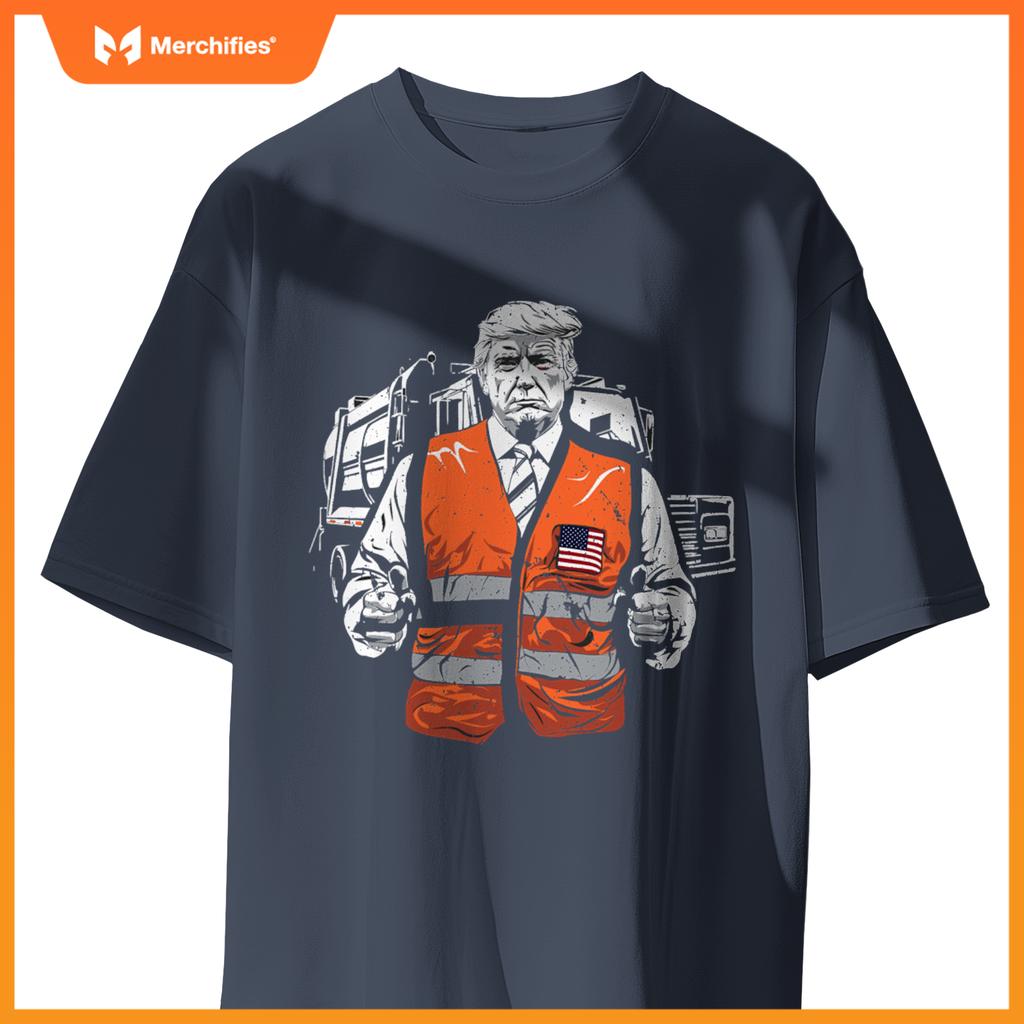 Trump Garbage Truck Vest T-Shirt