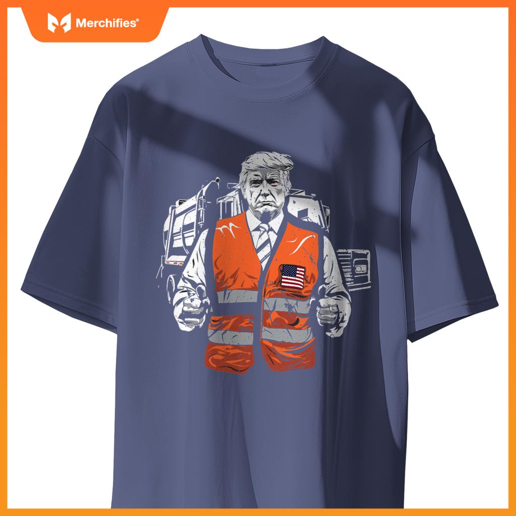 Trump Garbage Truck Vest T-Shirt
