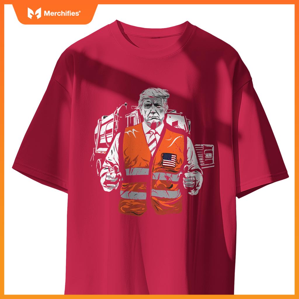 Trump Garbage Truck Vest T-Shirt