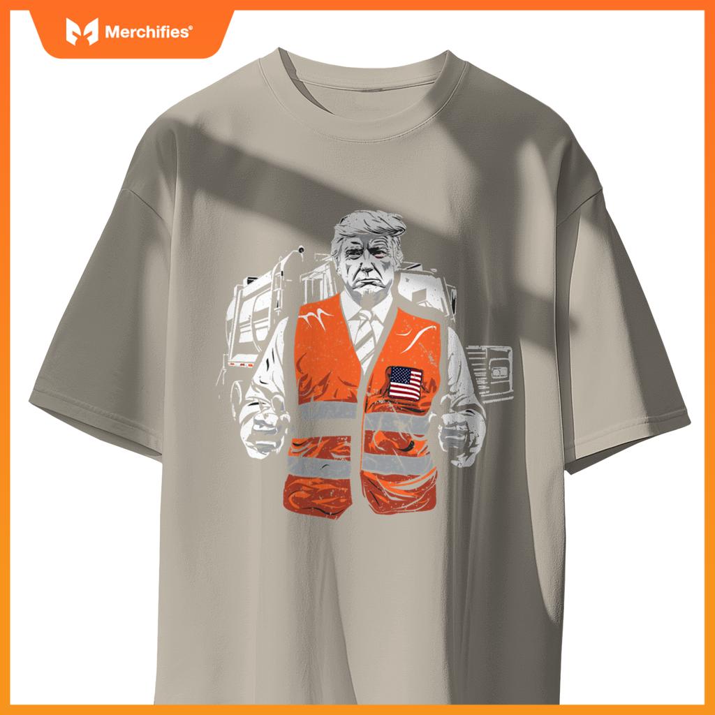 Trump Garbage Truck Vest T-Shirt