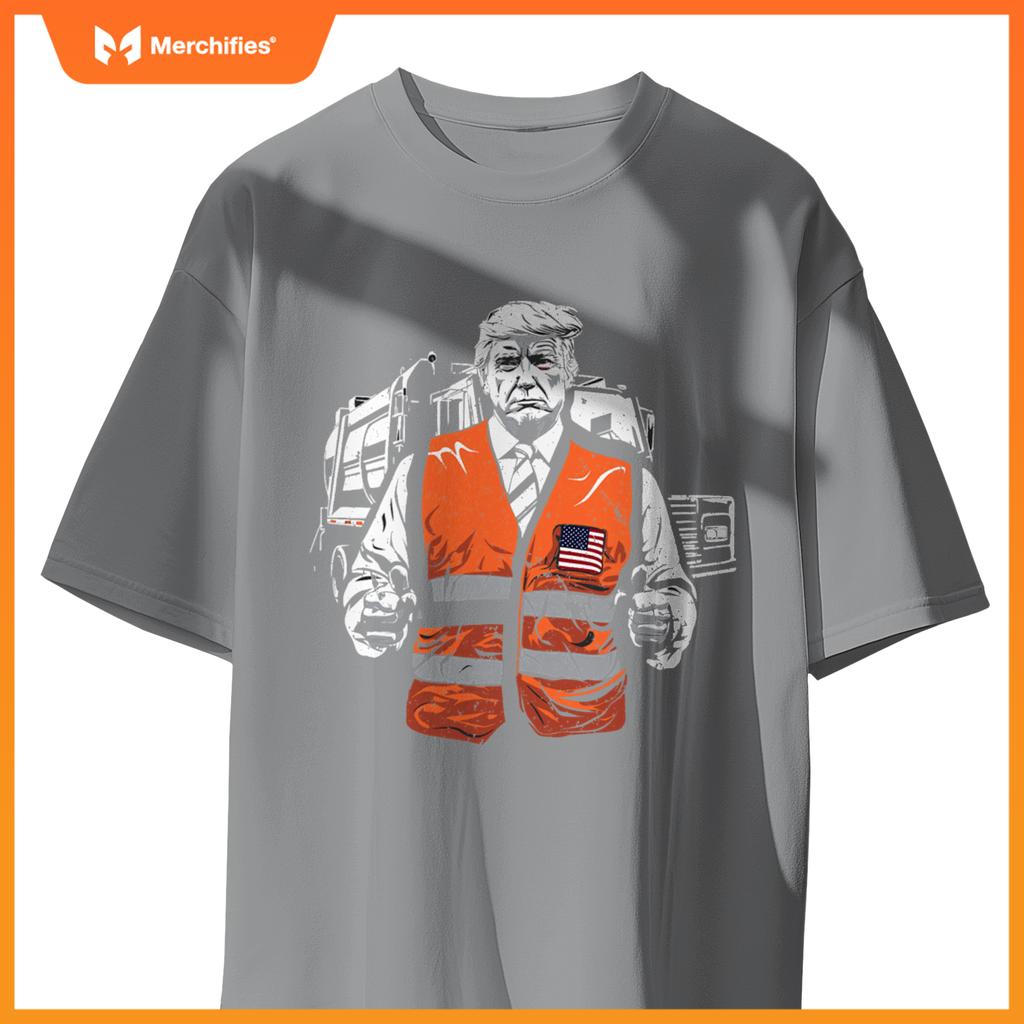 Trump Garbage Truck Vest T-Shirt