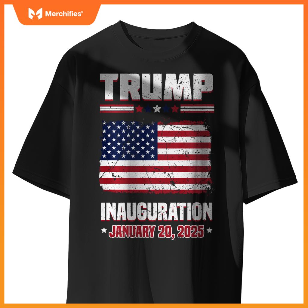 Trump Inauguration January 20, 2025 Historic Patriotic T-Shirt
