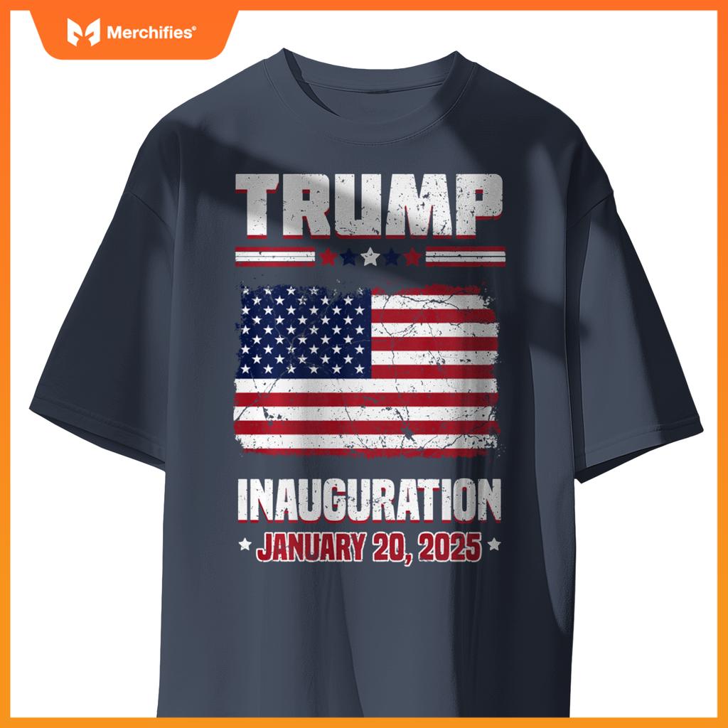Trump Inauguration January 20, 2025 Historic Patriotic T-Shirt