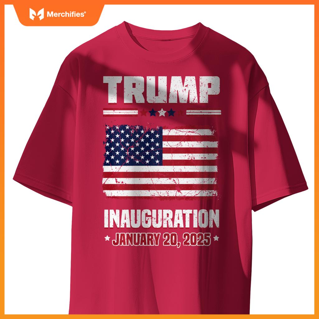 Trump Inauguration January 20, 2025 Historic Patriotic T-Shirt