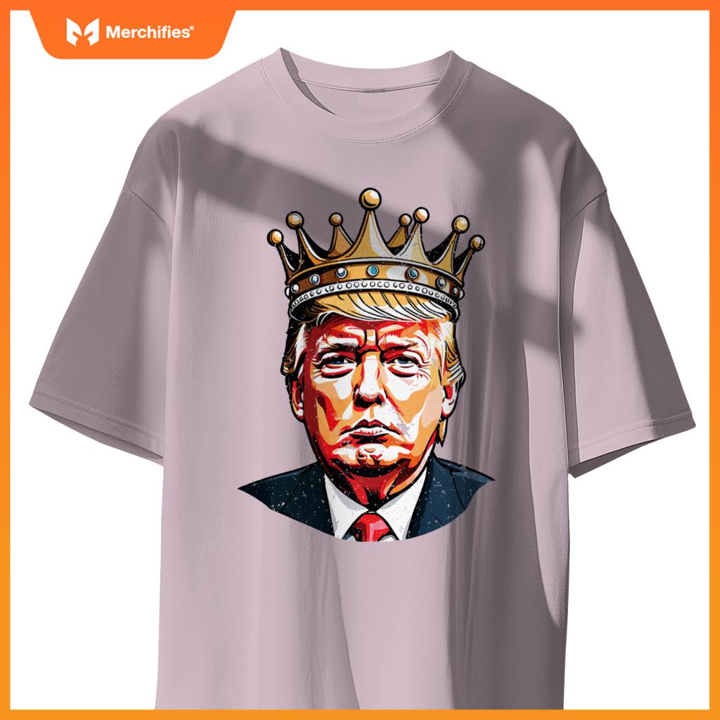 Trump with Crown King Trump 2024 Patriotic T-Shirt