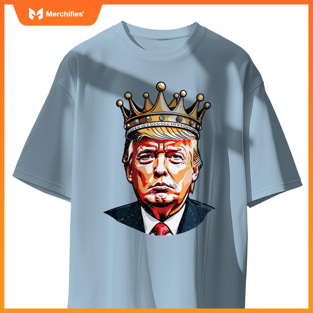 Trump with Crown King Trump 2024 Patriotic T-Shirt