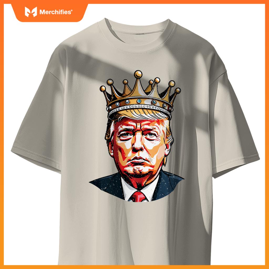 Trump with Crown King Trump 2024 Patriotic T-Shirt