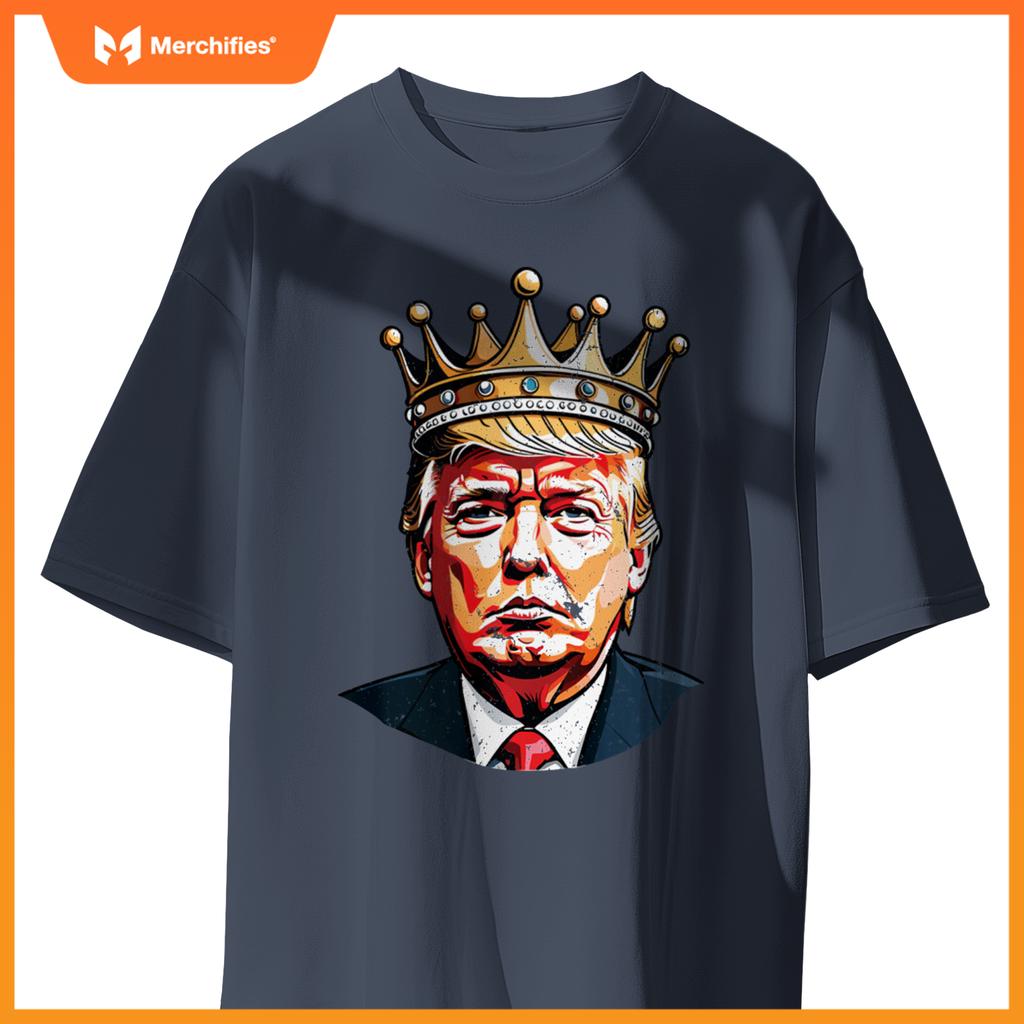 Trump with Crown King Trump 2024 Patriotic T-Shirt
