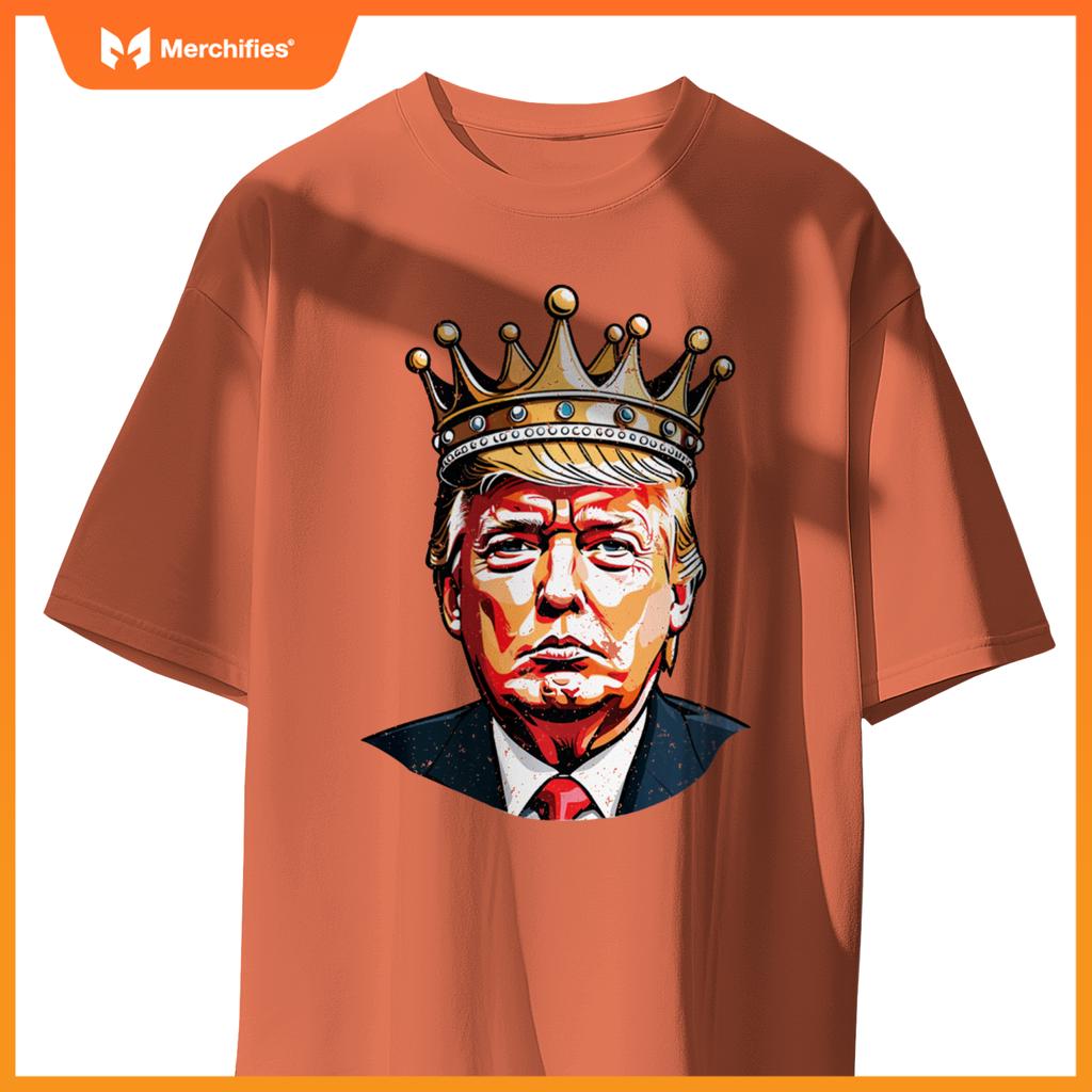 Trump with Crown King Trump 2024 Patriotic T-Shirt