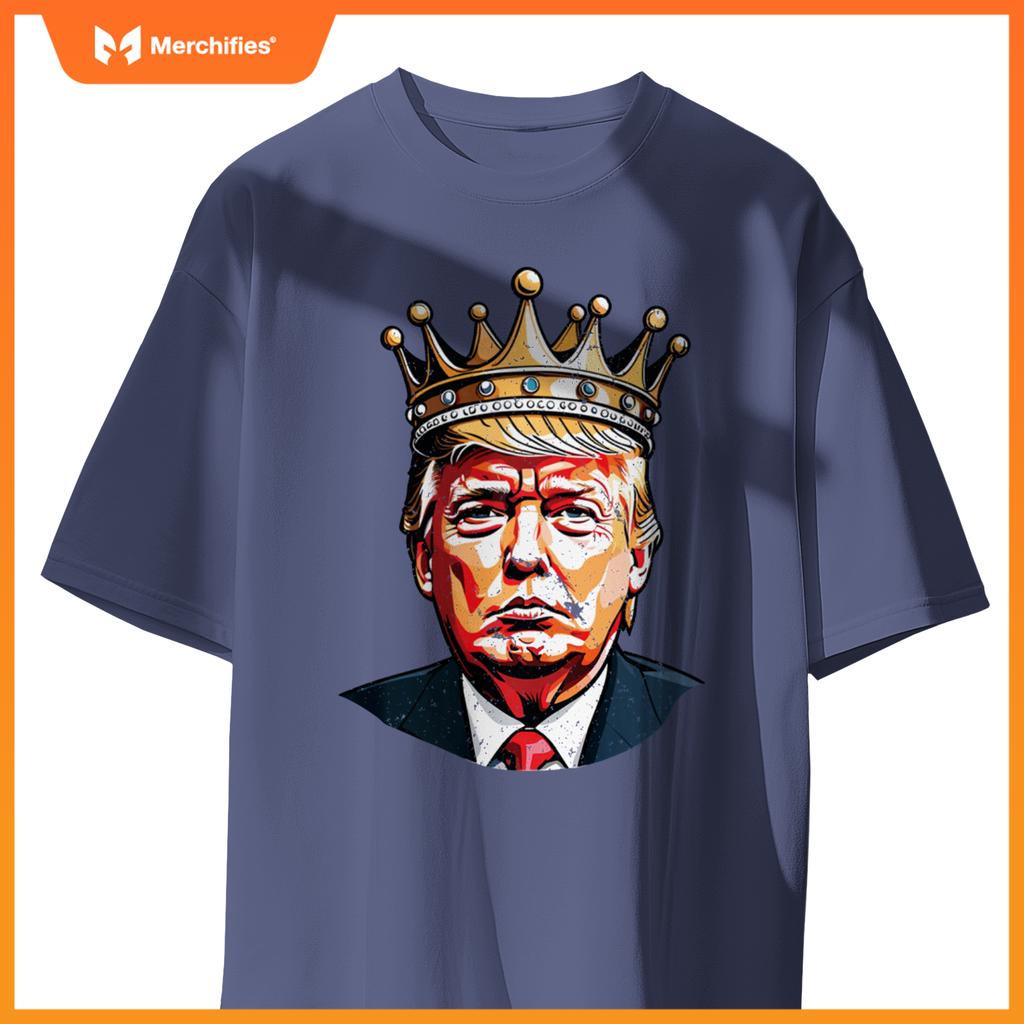 Trump with Crown King Trump 2024 Patriotic T-Shirt