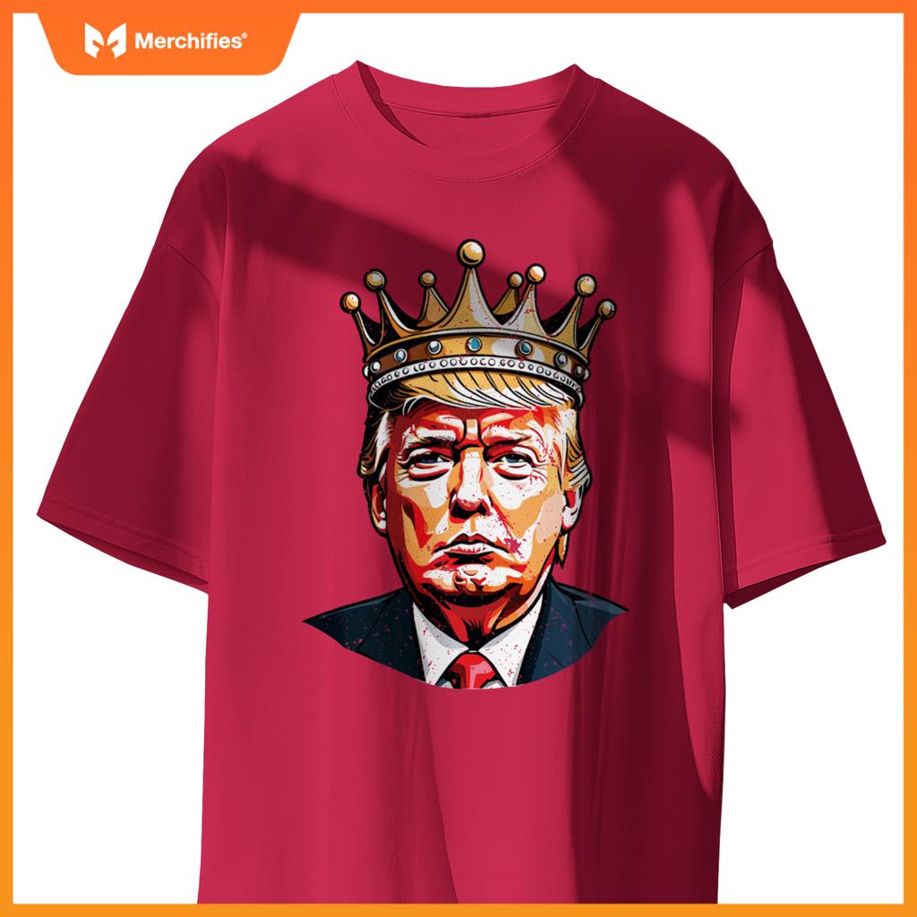 Trump with Crown King Trump 2024 Patriotic T-Shirt
