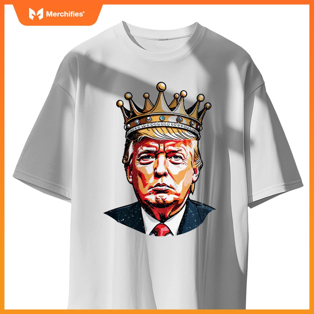 Trump with Crown King Trump 2024 Patriotic T-Shirt