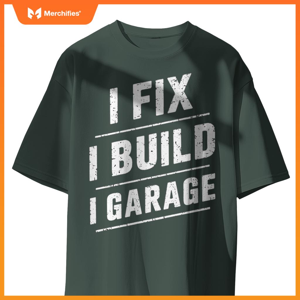Tuners Mechanics Garage Life And Auto Car Guys Mechanic T-Shirt