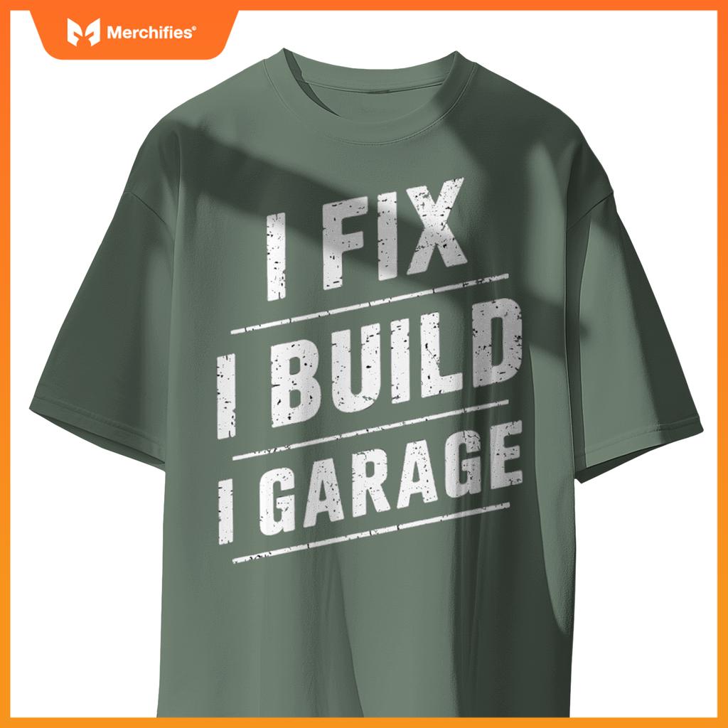 Tuners Mechanics Garage Life And Auto Car Guys Mechanic T-Shirt