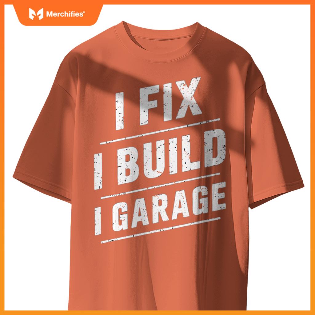 Tuners Mechanics Garage Life And Auto Car Guys Mechanic T-Shirt