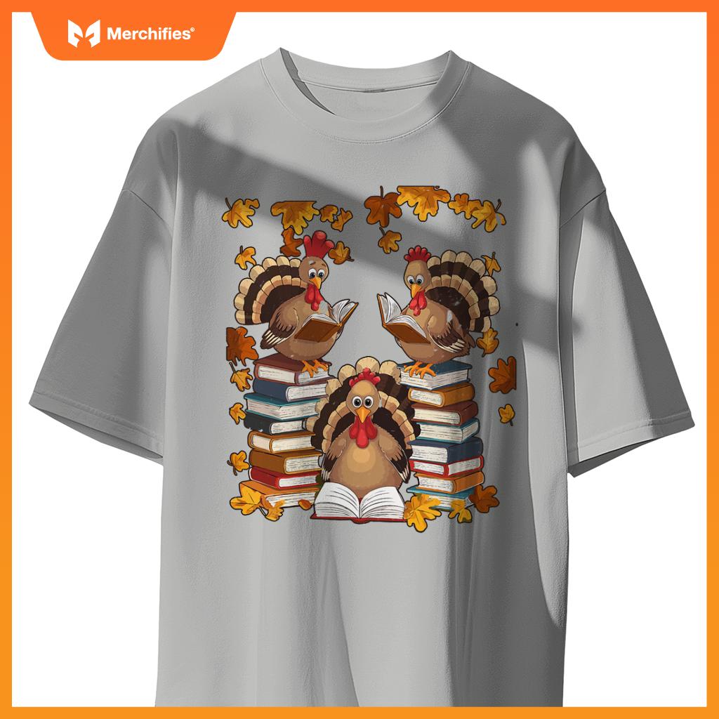 Turkey Reading Books Fall Thanksgiving Teacher Book Lovers