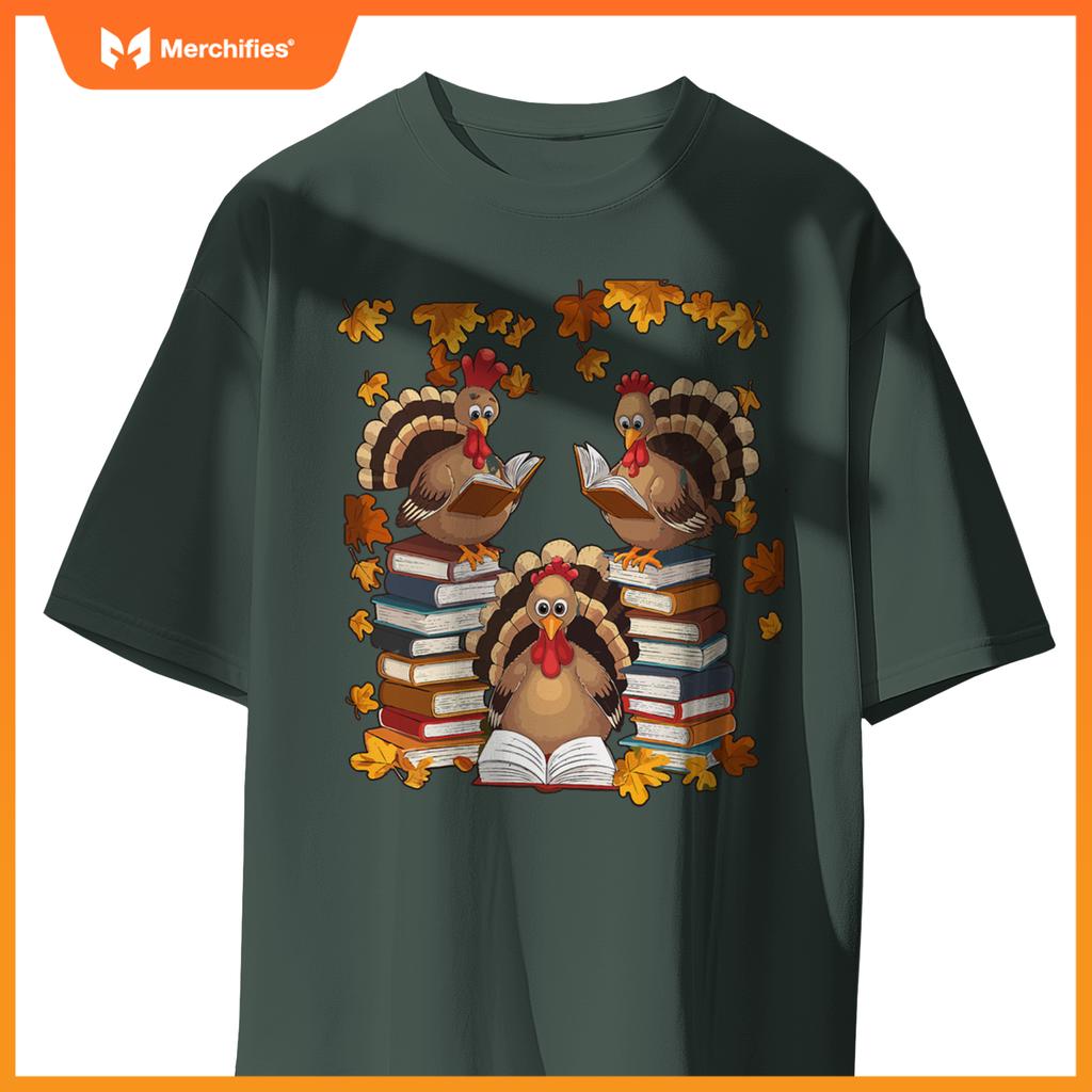 Turkey Reading Books Fall Thanksgiving Teacher Book Lovers