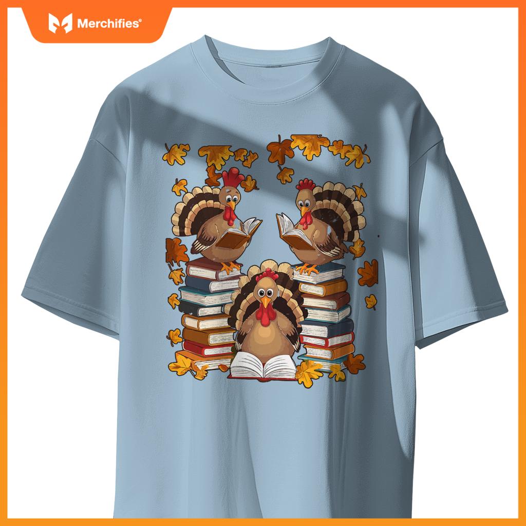 Turkey Reading Books Fall Thanksgiving Teacher Book Lovers