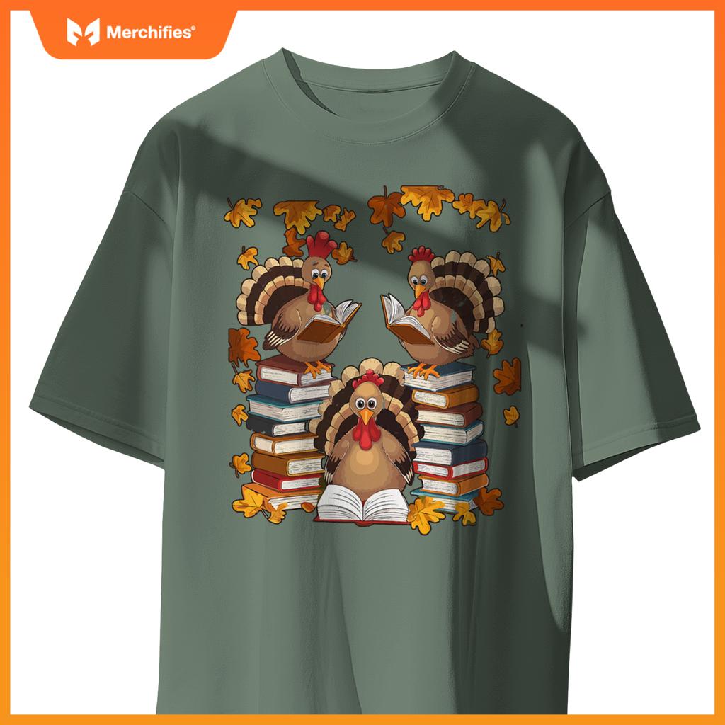 Turkey Reading Books Fall Thanksgiving Teacher Book Lovers