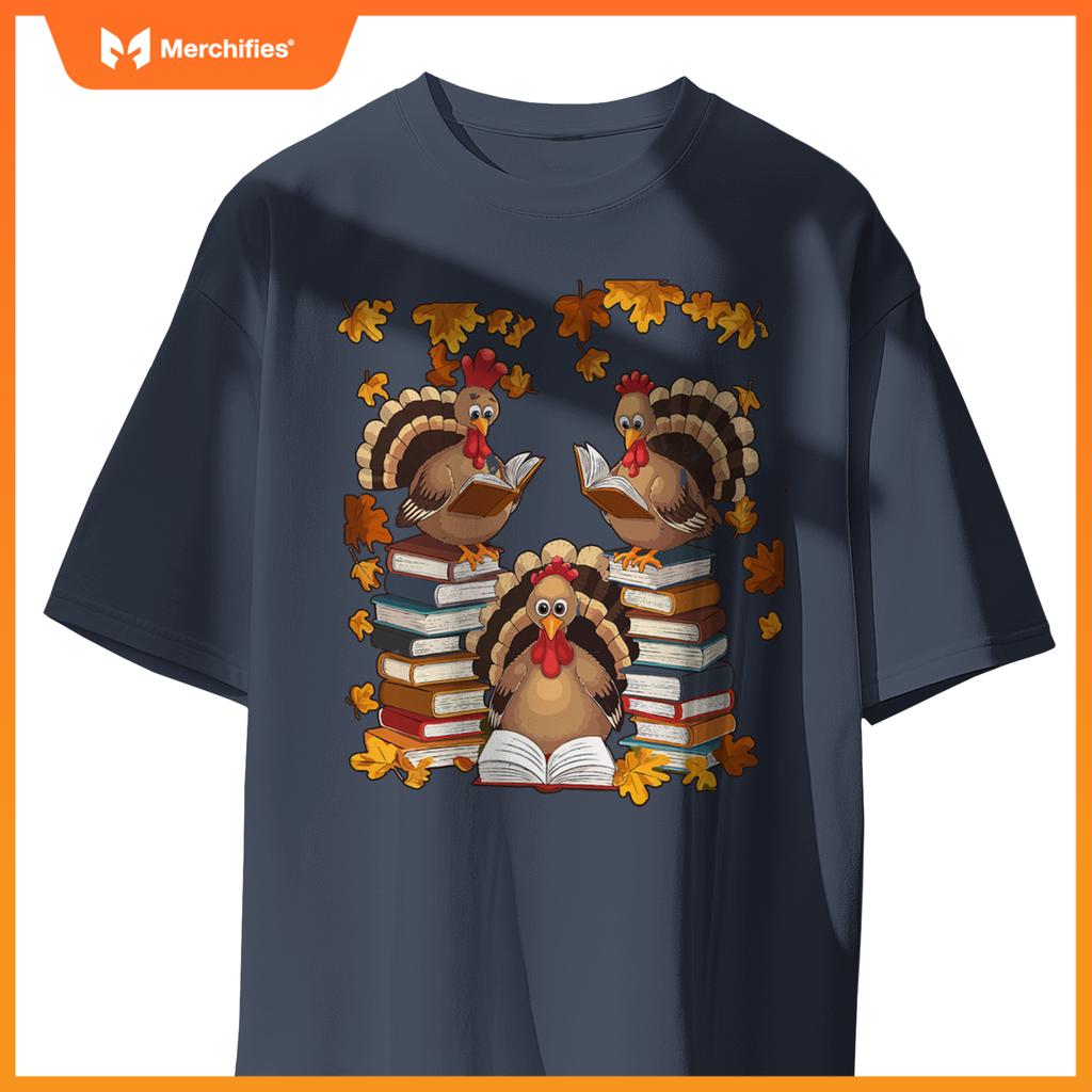 Turkey Reading Books Fall Thanksgiving Teacher Book Lovers