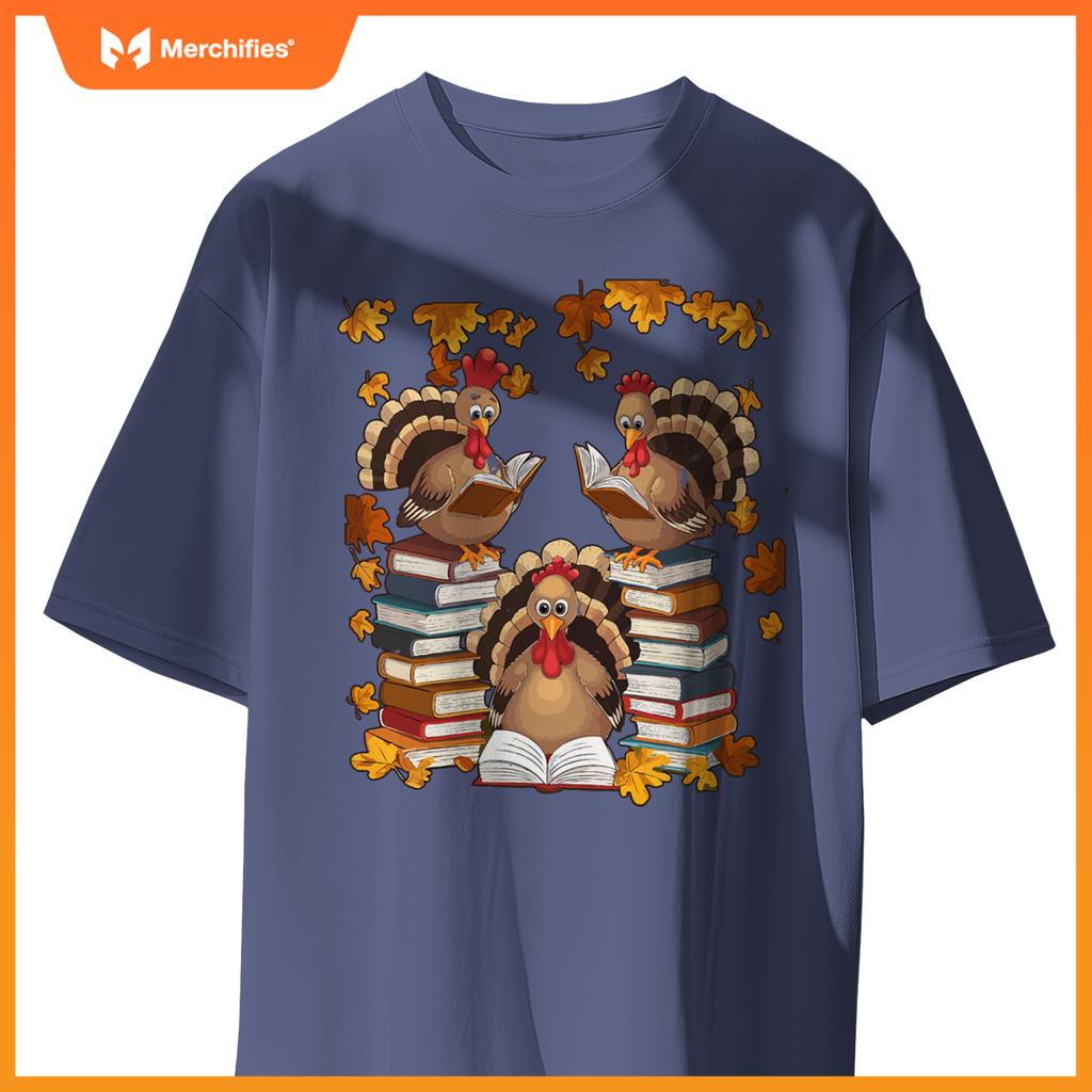 Turkey Reading Books Fall Thanksgiving Teacher Book Lovers