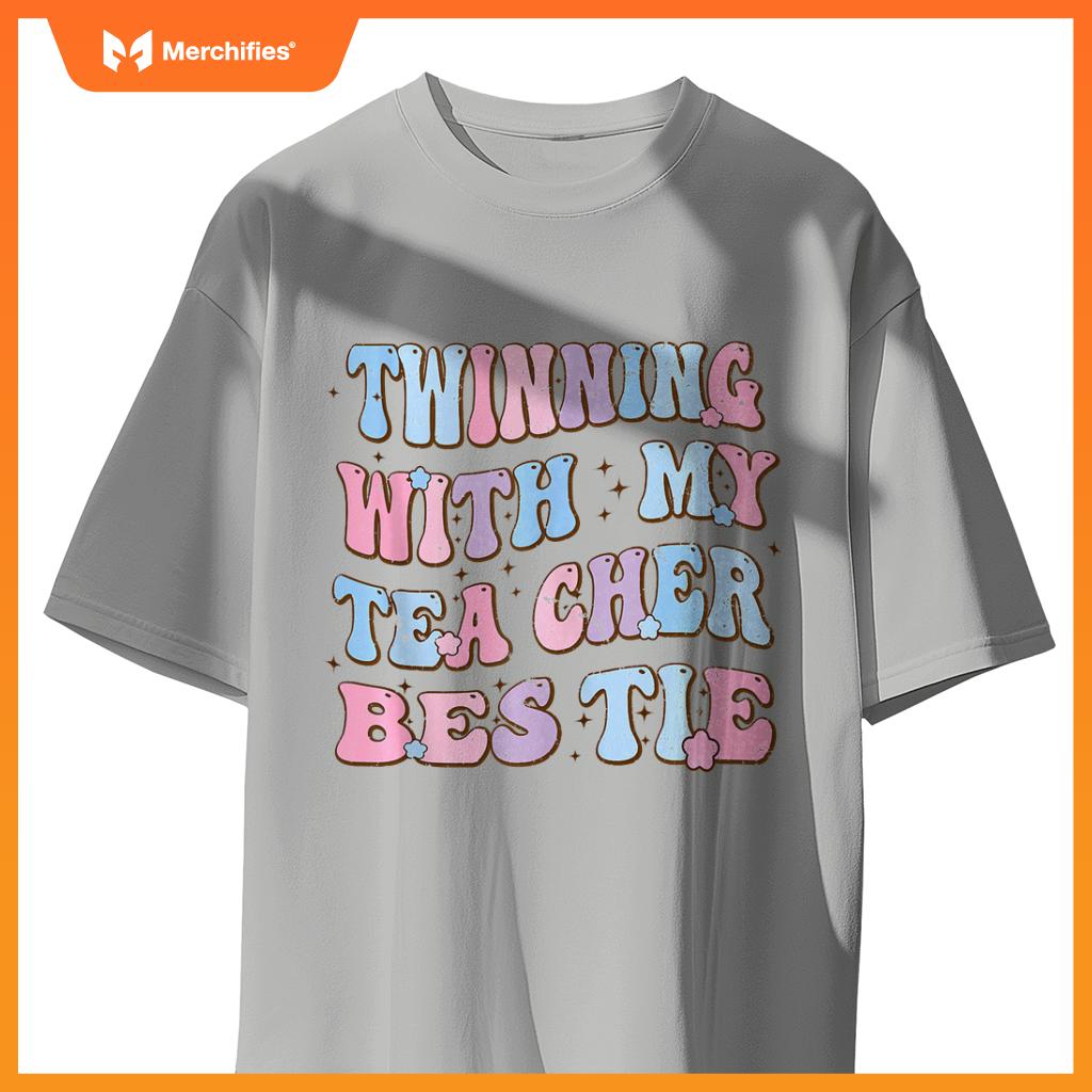 Twin Day Design for Spirit Week Teacher Bestie Matching