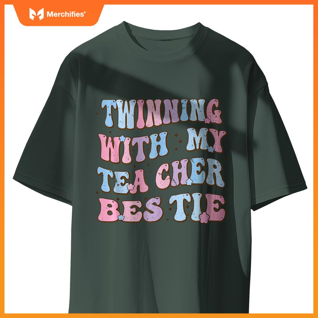 Twin Day Design for Spirit Week Teacher Bestie Matching