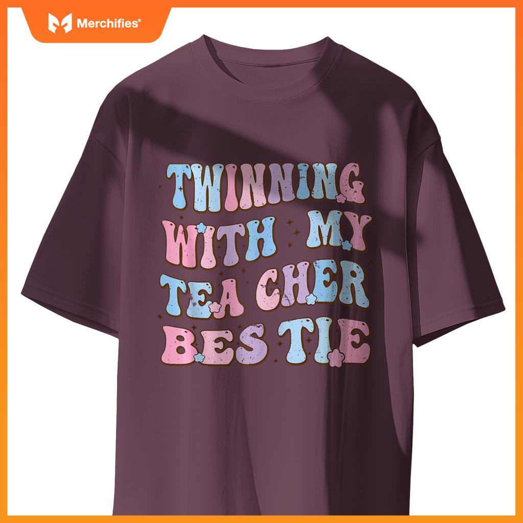 Twin Day Design for Spirit Week Teacher Bestie Matching