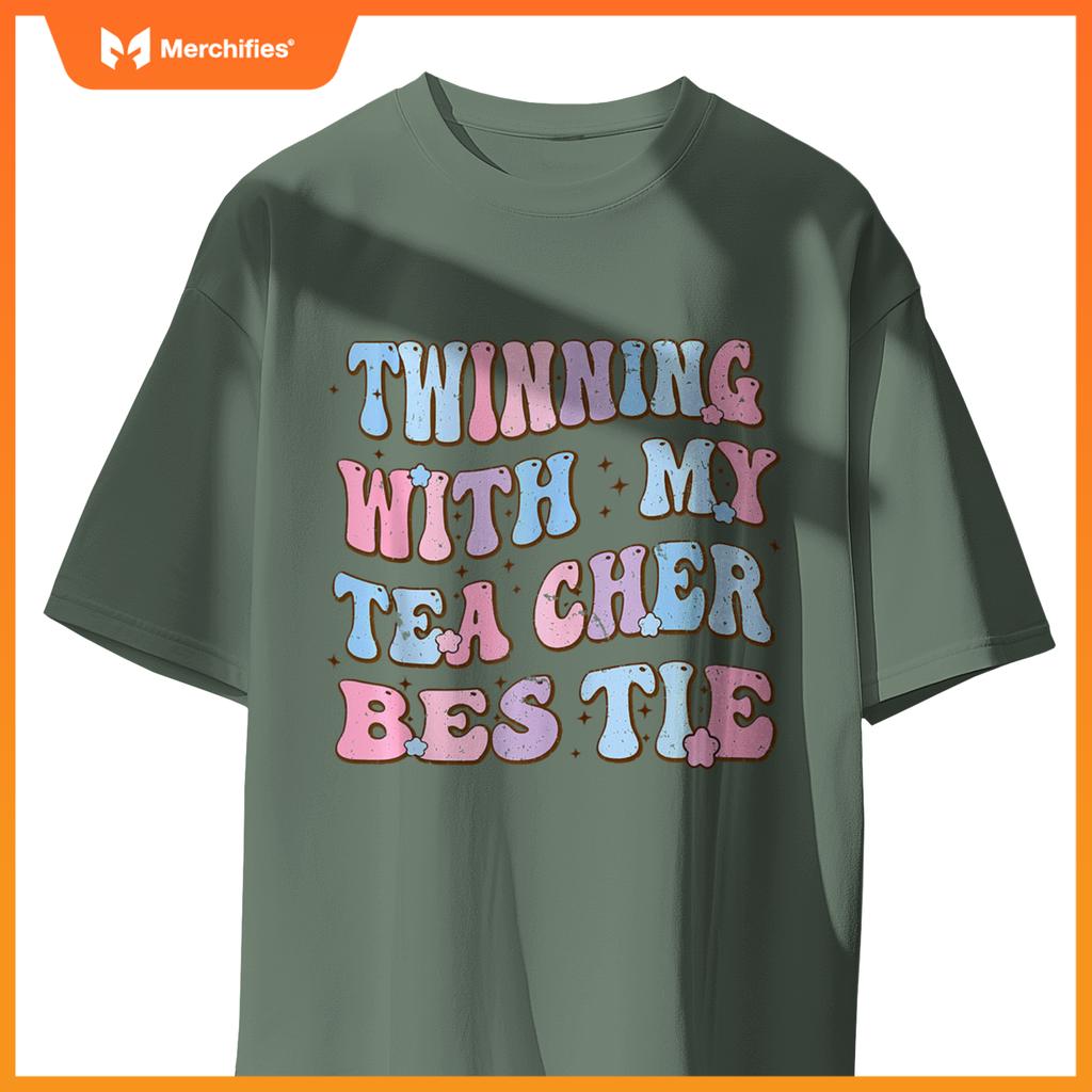 Twin Day Design for Spirit Week Teacher Bestie Matching