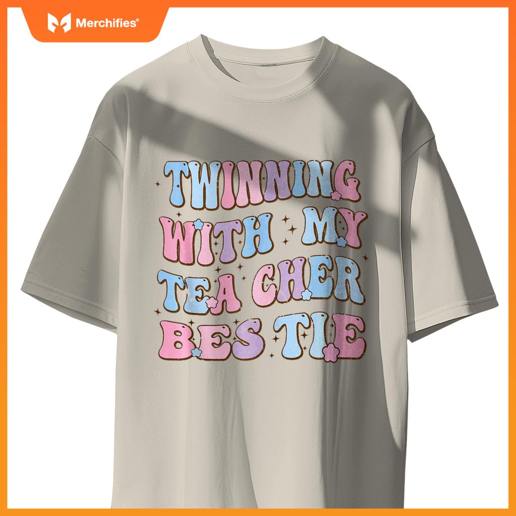 Twin Day Design for Spirit Week Teacher Bestie Matching