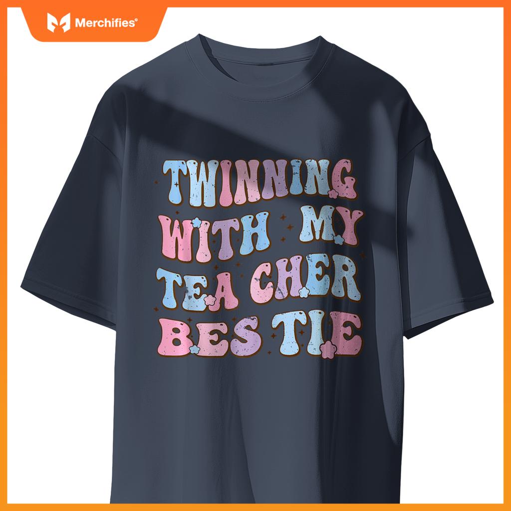 Twin Day Design for Spirit Week Teacher Bestie Matching