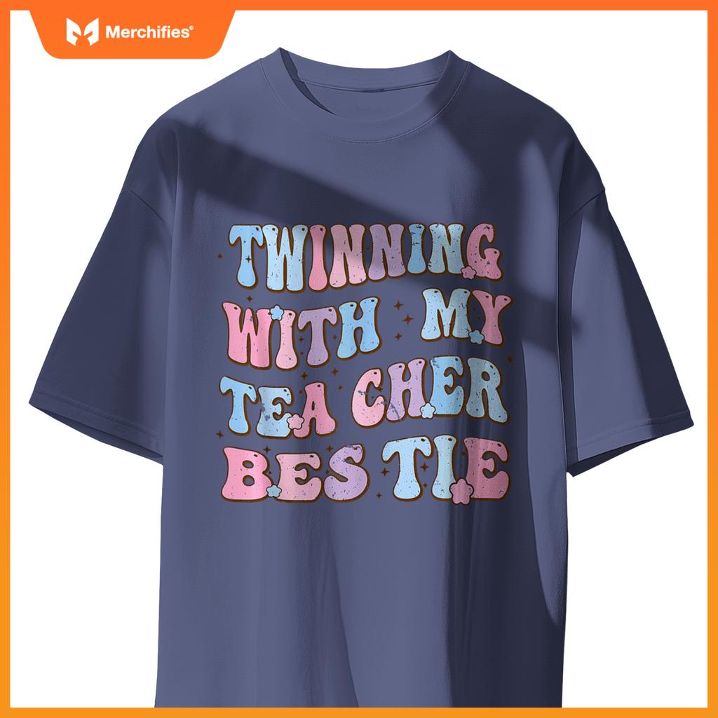 Twin Day Design for Spirit Week Teacher Bestie Matching