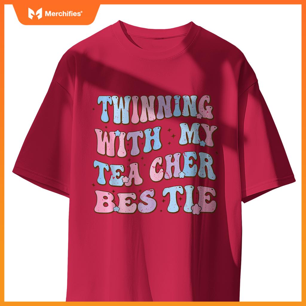 Twin Day Design for Spirit Week Teacher Bestie Matching