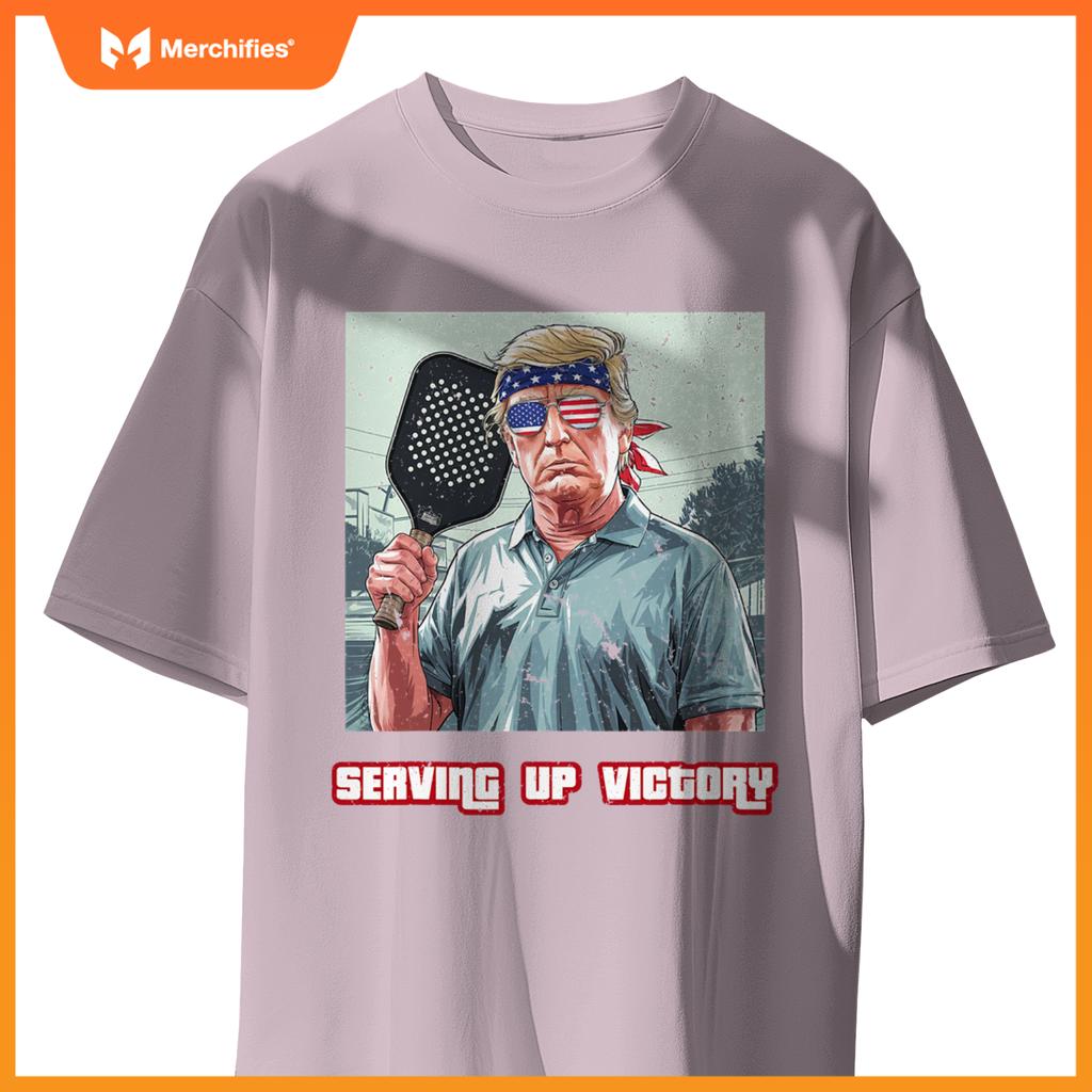 USA Pickleball Champ Patriotic Trump Political & Pickleball T-Shirt