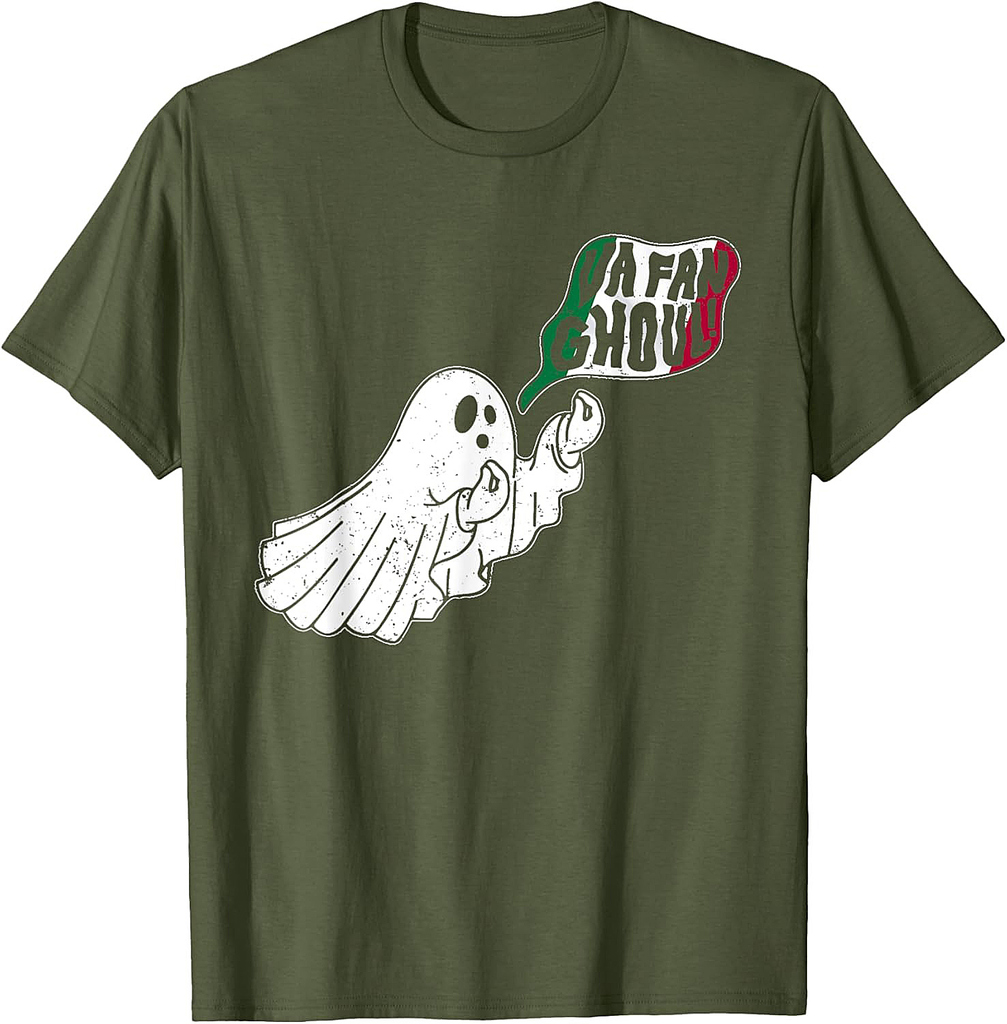 Va Fan Ghoul Ghost Italian Halloween Funny Costume Men Women T-Shirt