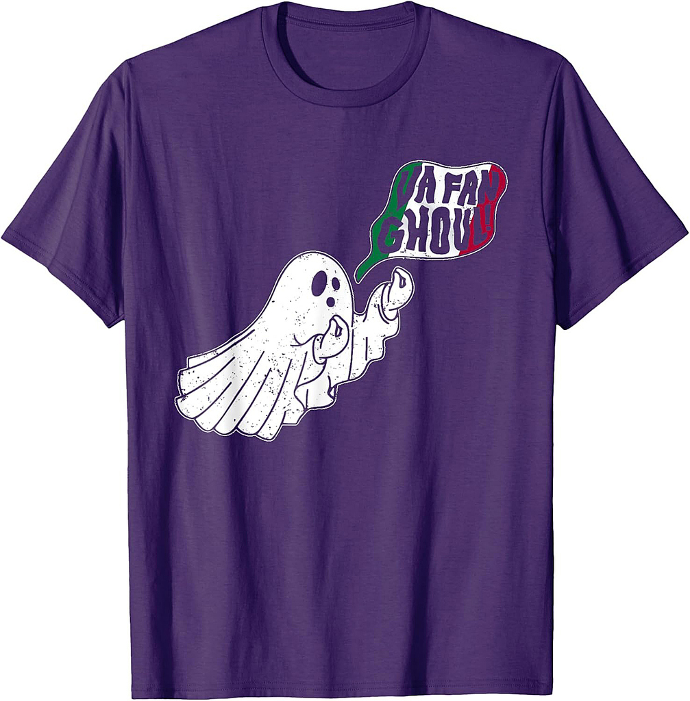 Va Fan Ghoul Ghost Italian Halloween Funny Costume Men Women T-Shirt
