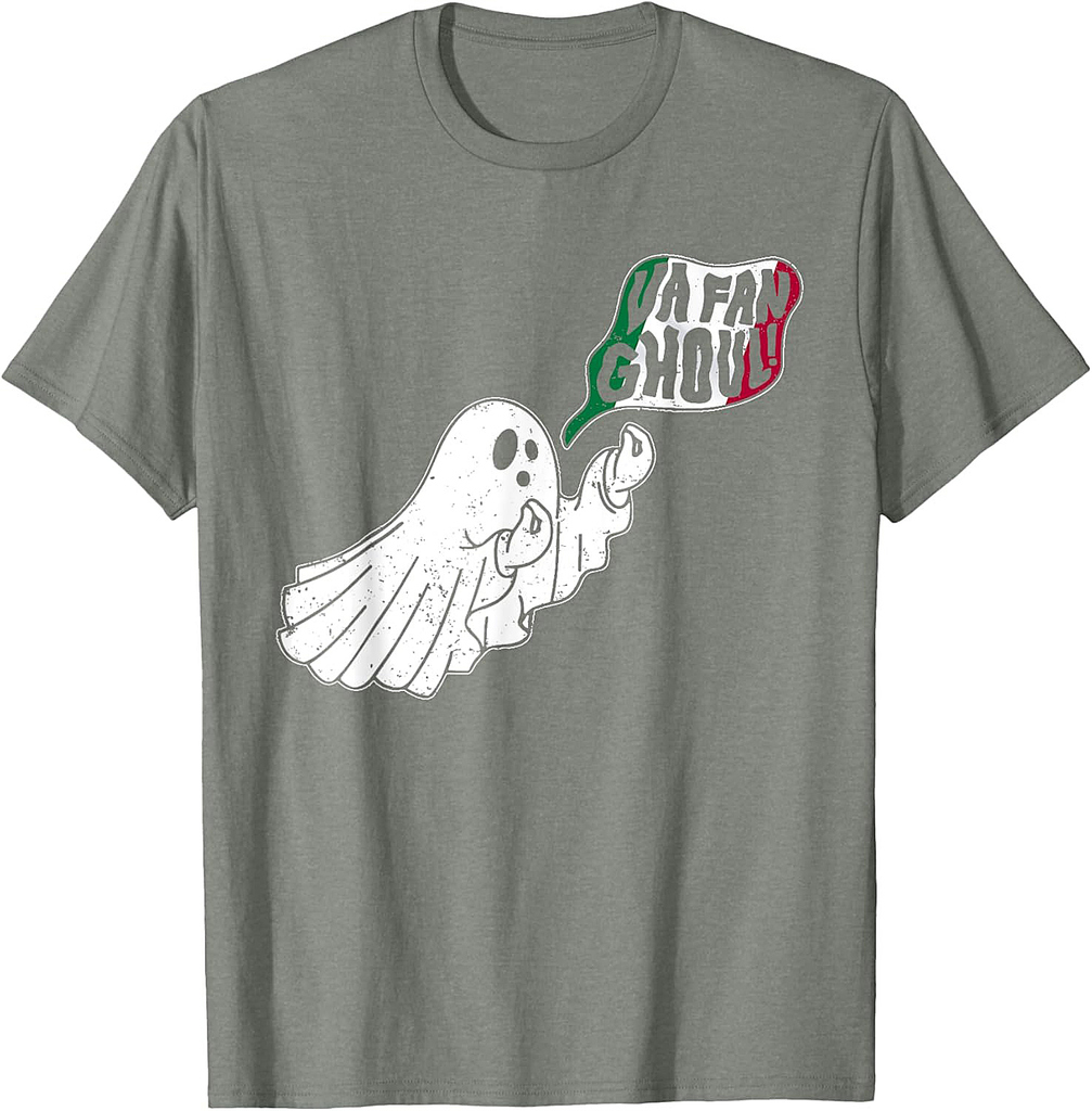 Va Fan Ghoul Ghost Italian Halloween Funny Costume Men Women T-Shirt