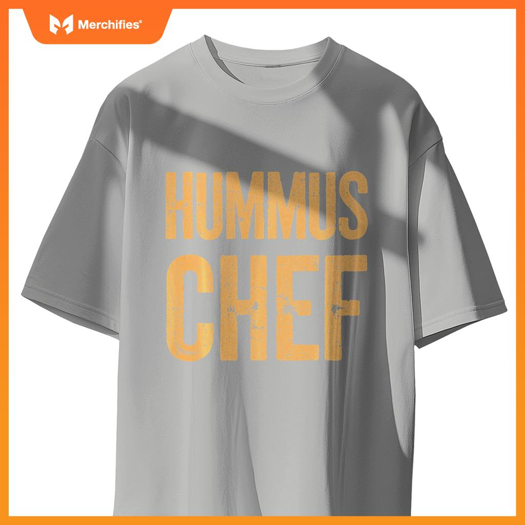 Vegetarian Hummus Chef Cooking Vegan Food T-Shirt